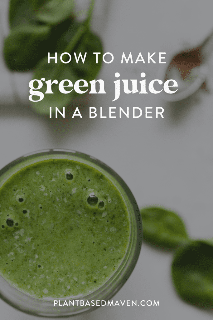 How to Make Juice in a Blender